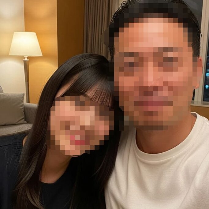久留米女子と自撮り