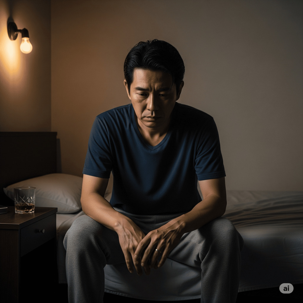離婚された男性のイメージ画像